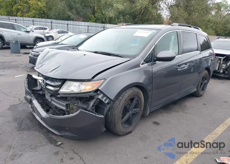 2014 Honda Odyssey Ex z USA, uszkodzony, nr VIN 5FNRL5H44EB111839
